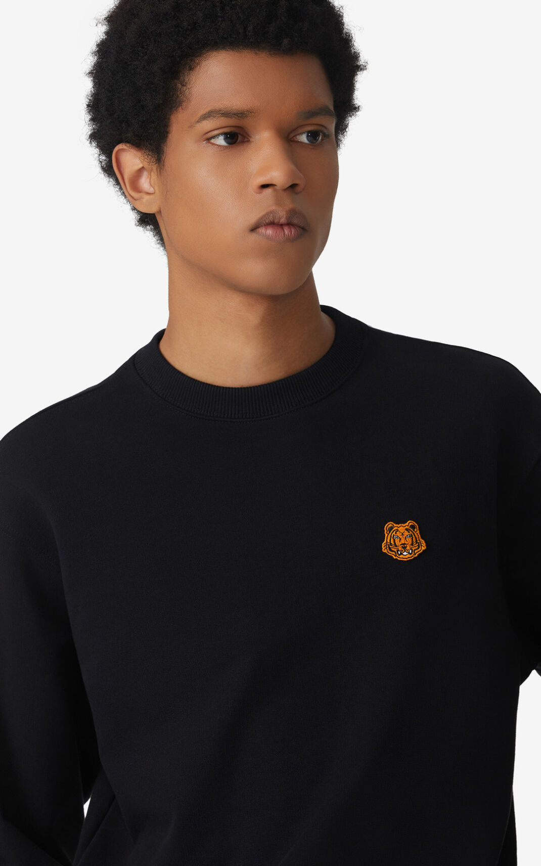 Kenzo Tiger Crest Sweatshirt Herre - Sort DK-523625